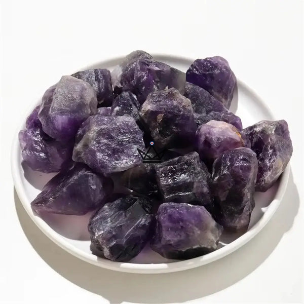 Raw collectible minerals, natural stones sold individually or in bags — LITHOS, Raw amethyst / 1 piece