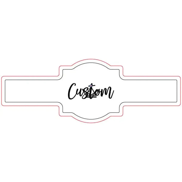 Customizable cigar bands for weddings, pack of 60 — WEDDING RING, Template 4