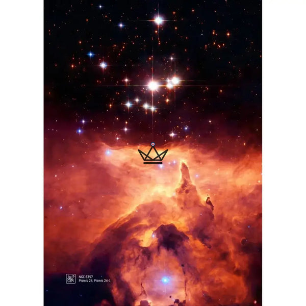 Nebula and galaxy canvas poster, 17 visuals - NEBULA