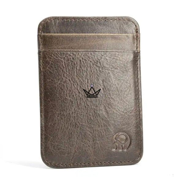 Porte-carte en cuir - NICK - - Porte-carte - Cadeau, Noël, Anniversaire, Original - Atelier Atypique