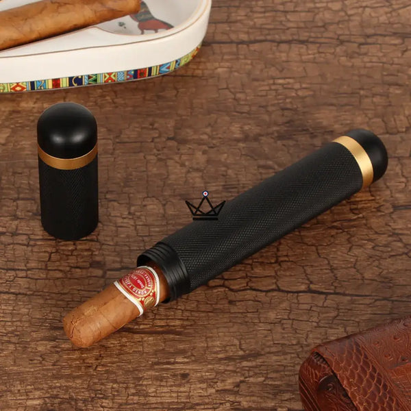 Tube à cigare - Aurora Zamak - - etui cigare - Cadeau, Noël, Anniversaire, Original, Fête des pères, fête des mères - Atelier Atypique