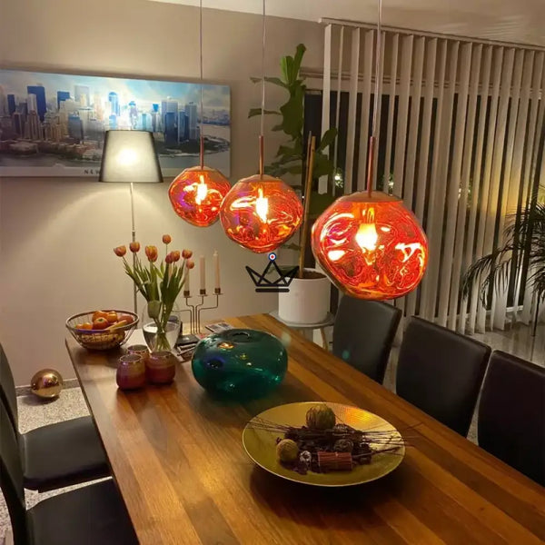 Lustre suspension Luminaire - Melt - - luminaire - Cadeau, Noël, Anniversaire, Original - Atelier Atypique