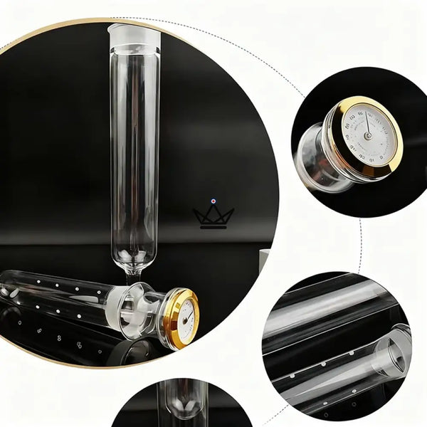 Infuseur à cigare vertical en verre - Infusio Flûtae