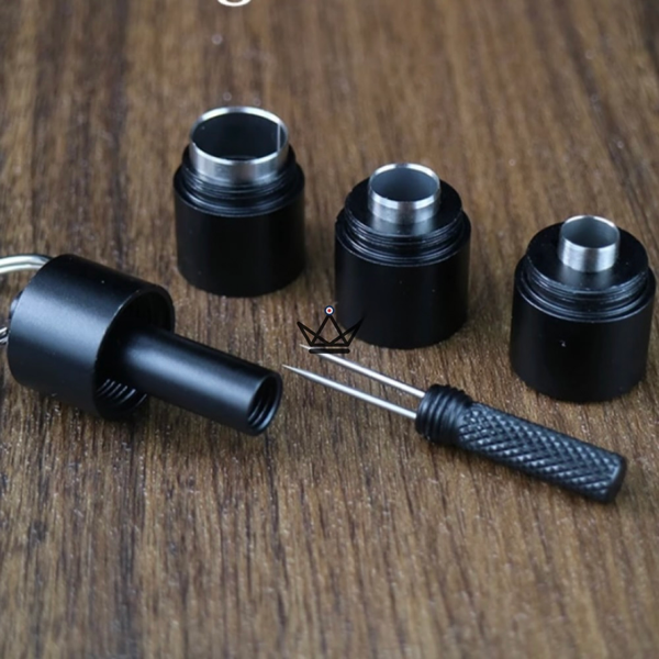 Poinçon à Cigare - Cohiba CAPONE noir métal original luxe cadeau homme anniversaire fete des peres noir argent coupe cigare percer luxe