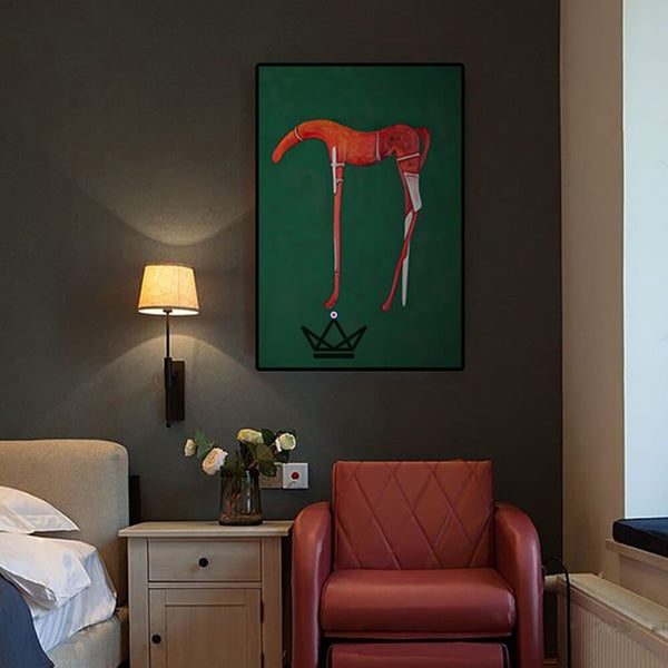 Peinture à l'huile sur toile XXL - Équilibre Animal - - toile - Cadeau, Noël, Anniversaire, Original - Atelier Atypique