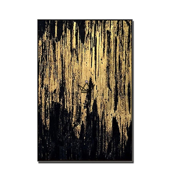 Peinture à l'huile sur toile XXL - Fusion Nocturne - - toile - Cadeau, Noël, Anniversaire, Original - Atelier Atypique