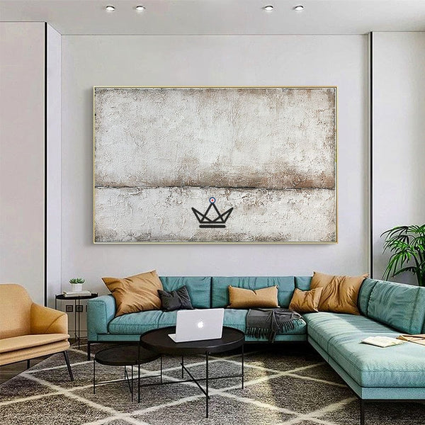 Peinture à l'huile sur toile XXL - Essence d'abstraction - - toile - Cadeau, Noël, Anniversaire, Original - Atelier Atypique