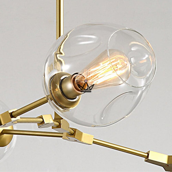 Lustre plafonnier industriel articulé - Branching Bubble - - luminaire - Cadeau, Noël, Anniversaire, Original - Atelier Atypique