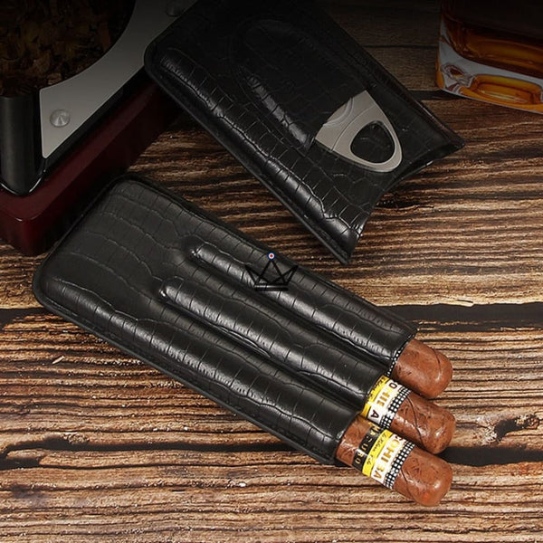 Etui à cigare en cuir - Beast - - etui cigare - Cadeau, Noël, Anniversaire, Original - Atelier Atypique