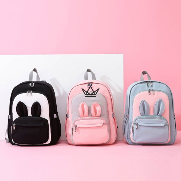 sac de maternité a langer liste de naissance lapin oreille rose bleu noir