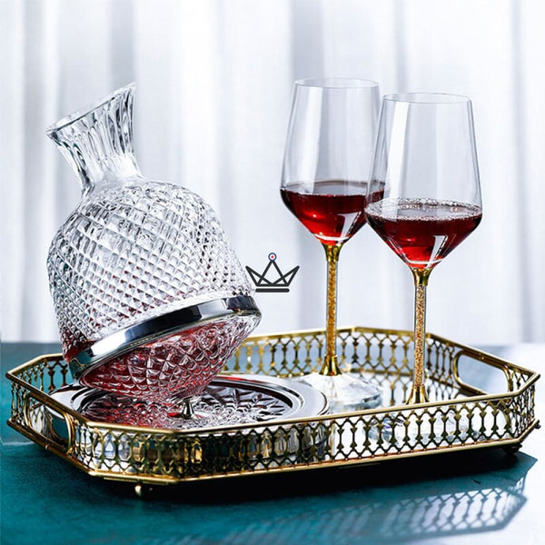 Carafe rotative à décanter le vin - KingWine Luxe - - carafe à decanter - Cadeau, Noël, Anniversaire, Original Atelier Atypique