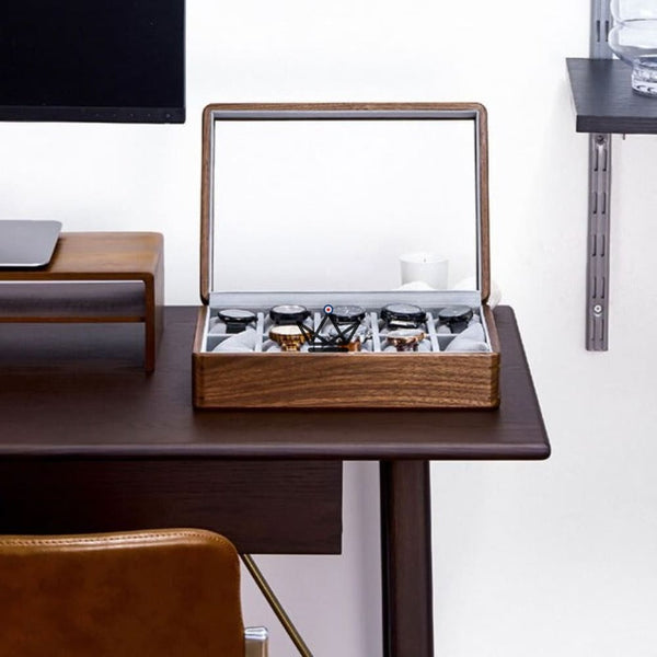 Coffret de rangement pour montre de luxe - Custodia Temporum - - Remontoirs - Cadeau, Noël, Anniversaire, Original - Atelier Atypique