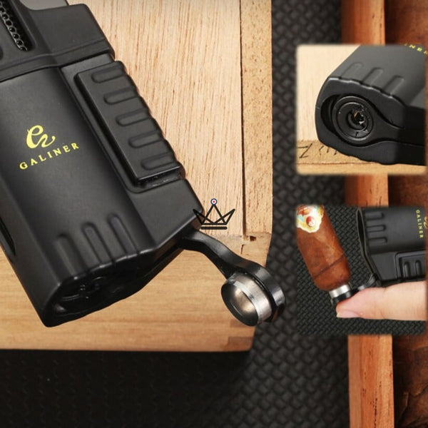 Briquet Chalumeau - 4 Torches FURY - - Briquet Out - Cadeau, Noël, Anniversaire, Original - Atelier Atypique