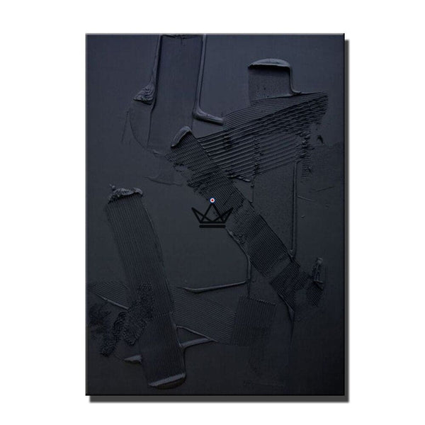 Peinture à l'huile sur toile XXL - Contraste Intense - - toile - Cadeau, Noël, Anniversaire, Original - Atelier Atypique