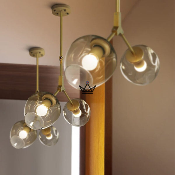 Suspension industriel - Branching Bubble Solo - - luminaire - Cadeau, Noël, Anniversaire, Original - Atelier Atypique