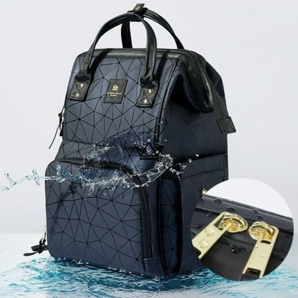 Sac à dos de Maternité / à langer - GEOMETRIX - - sac de maternité - Cadeau, Noël, Anniversaire, Original - Atelier Atypique