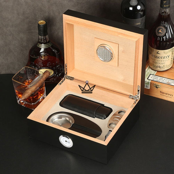 Coffret à cigare - FIFTY LUNARIS - - cave a cigare - Cadeau, Noël, Anniversaire, Original - Atelier Atypique