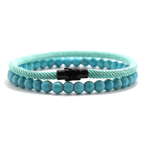 Bracelet minimaliste duo - ELEMENTARY STONE - Atelier Atypique