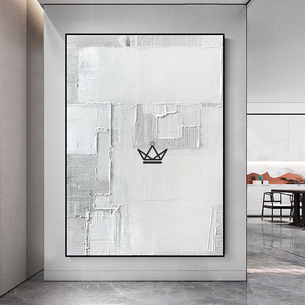 Peinture à l'huile sur toile XXL - Contraste Intense - - toile - Cadeau, Noël, Anniversaire, Original - Atelier Atypique