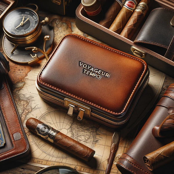 Personnalisez Votre Expérience Cigare avec l'Étui en Cuir 