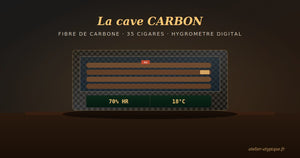 La cave CARBON : quand la fibre de carbone révolutionne la conservation des cigares