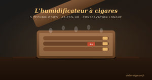Humidificateur à cigares : les 5 technologies expliquées et comment choisir celle qui correspond à votre cave