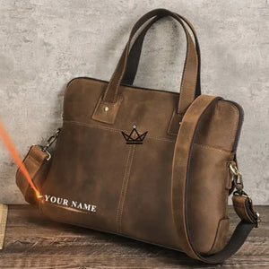 Sacoche de travail en cuir personnalisable