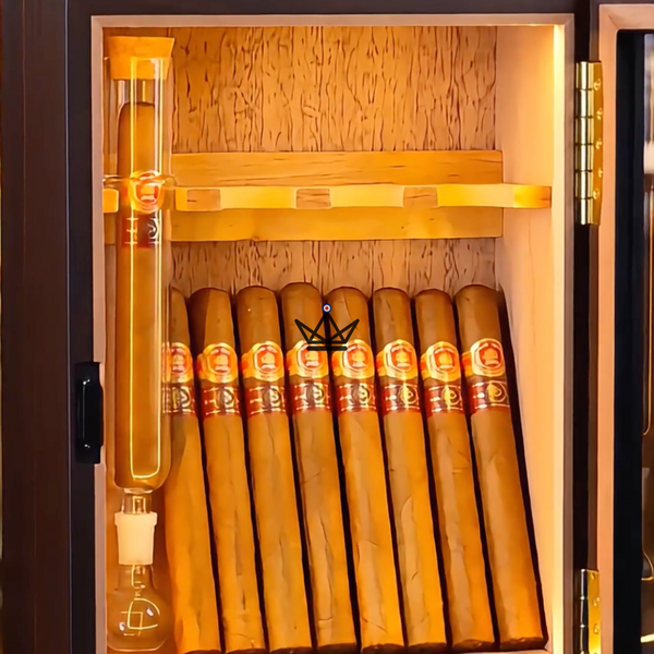 INFUSIO SANCTUAIRE - 4-Tube Cedar LED Display Cigar Infuser & Humidor