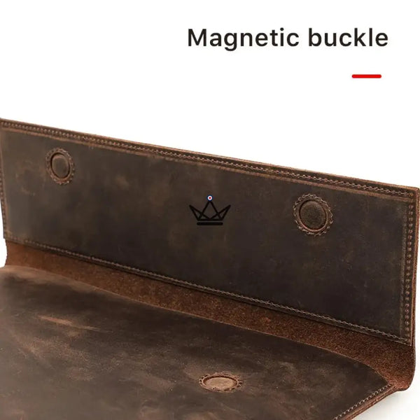 Customizable Leather Macbook Sleeve 13"-14" - MISSIVE Traveler