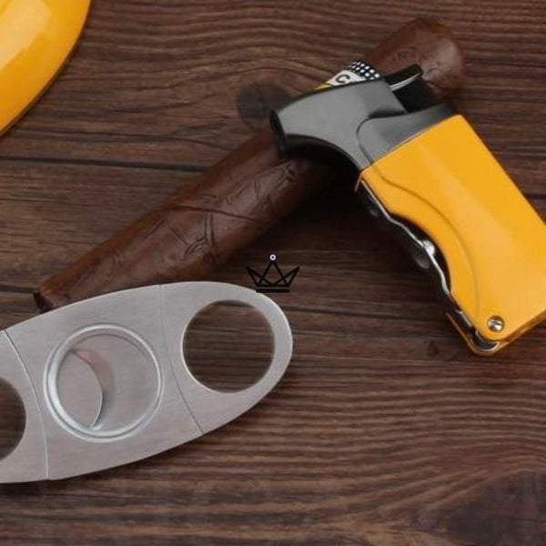 Pack Briquet et Coupe-Cigare COHIBA - VARGAS - Atelier Atypique