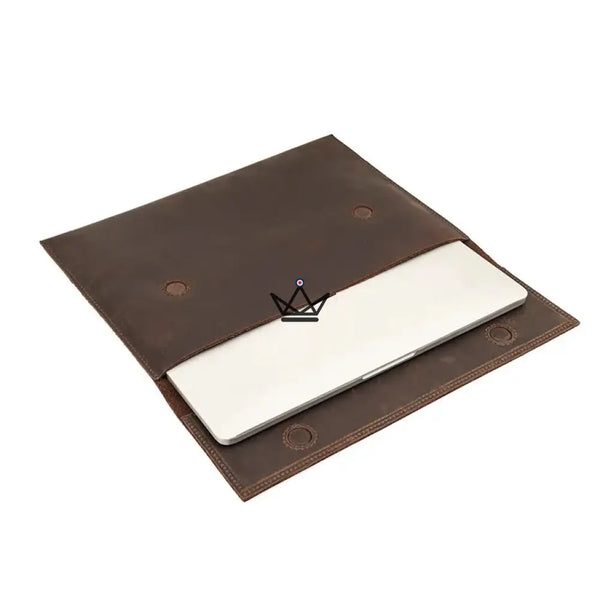 Customizable Leather Macbook Sleeve 13"-14" - MISSIVE Traveler