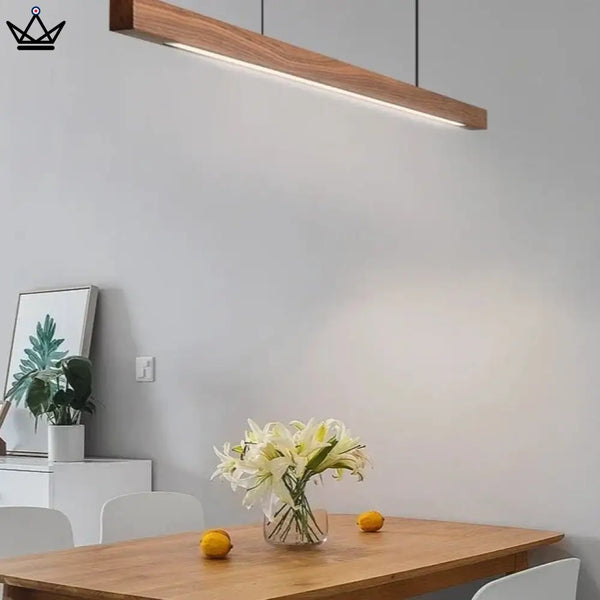 LED Hanging Lamp in Solid Wood - Rhythm Nordic