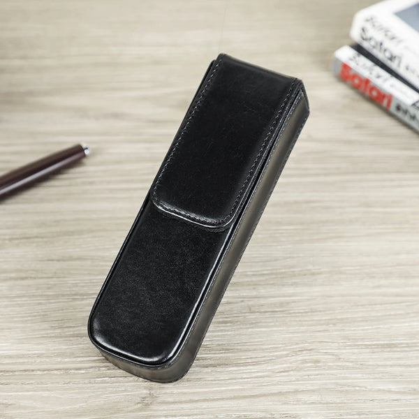 Luxury leather case for fountain pen - Magnus (customizable)