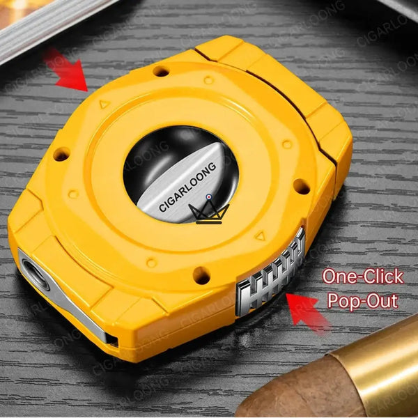 4-in-1 Stainless Steel Cigar Cutter - CALIBRIUM
