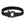 Bracelet cordage tressé à manille marine en acier noir - BOSCO - [