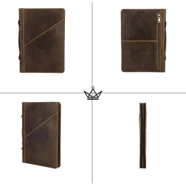 Customizable Leather MacBook Sleeve 13"-16" - Voyager CODEX