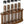 Quintet Acacia Wood Desktop Humidor — 5 Tubes