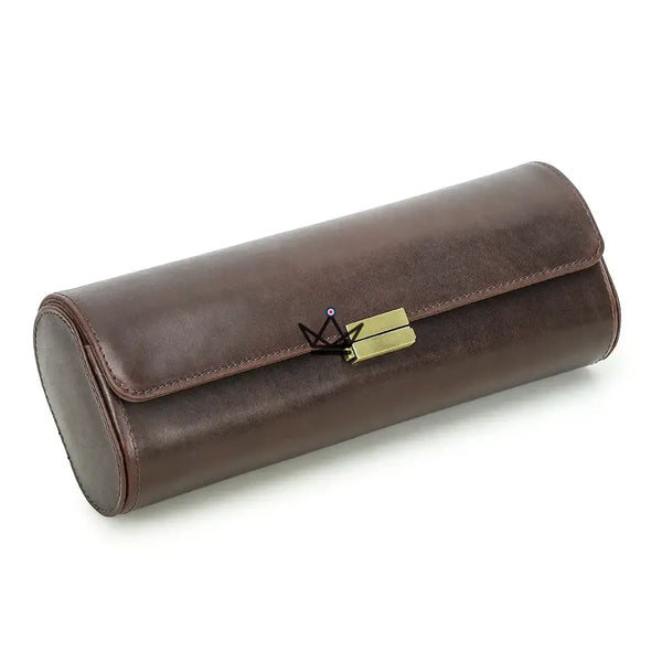 Customizable Leather Travel Watch Case for 1 to 4 Watches - CAPSULE Traveler