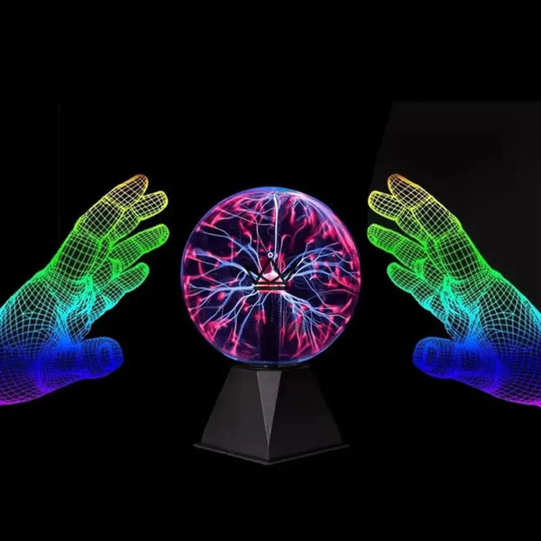 Touch-sensitive plasma lamp, 10 to 20 cm plasma ball - FULGUR