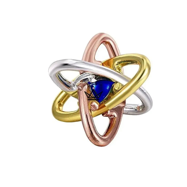 Metal disentanglement puzzle, 31 models to choose from — DÉDALE, Difficult / Atom