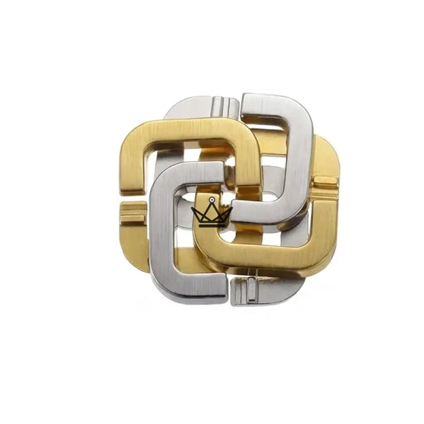 Metal disentanglement puzzle, 31 models to choose from — DÉDALE, Average / Clover