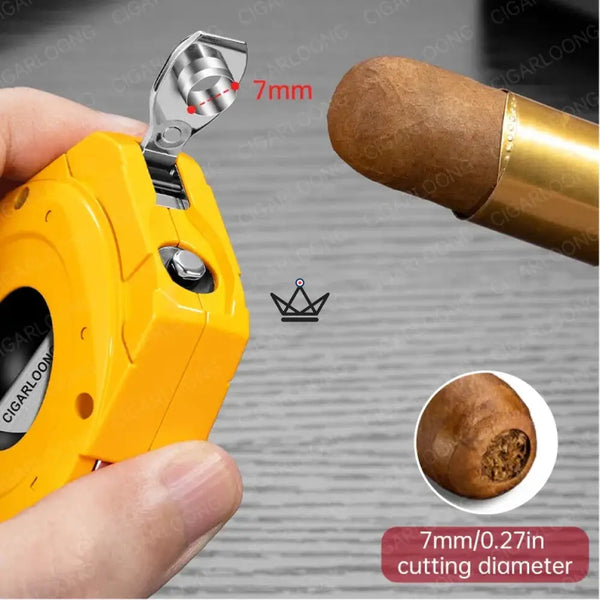 4-in-1 Stainless Steel Cigar Cutter - CALIBRIUM