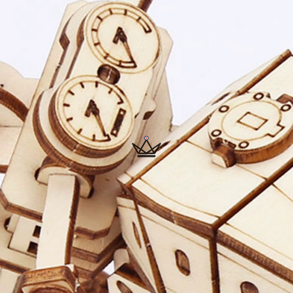 3D wooden motorcycle model puzzle to assemble - MISTRAL