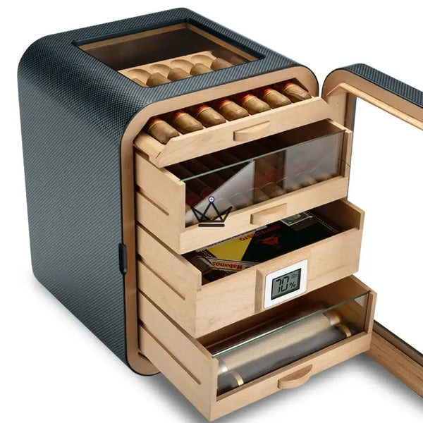 EAMES Edition Humidor — 110 Cigars, Cedar, Hygrometer | Classic & Visionary