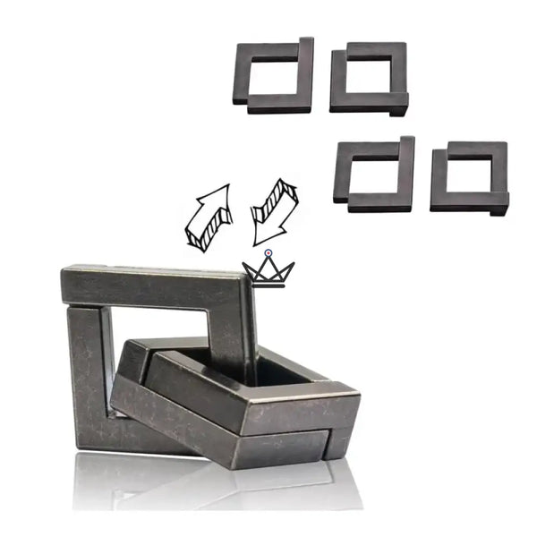 Metal disentanglement puzzle, 31 models to choose from — DÉDALE – 3/37