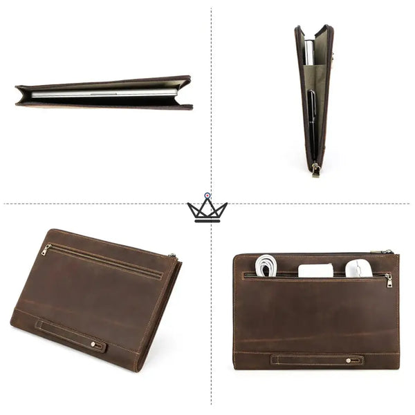 Housse cuir personnalisable pour MacBook 13 à 14 pouces - Voyageur TRAVERSÉE - ["Housse PC","Housse PC personnalisable","maj-desc","maj-filtre","Maroquinerie Personnalisable"] - housse PC personnalisable - Cadeau, Noël, Anniversaire, Original, Fête des pères, fête des mères - Atelier Atypique