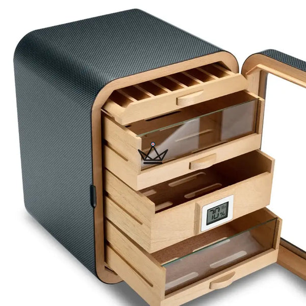 EAMES Edition Humidor — 110 Cigars, Cedar, Hygrometer | Classic & Visionary