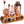 Kit de bar 10 pièces sur présentoir en bambou - MIXOLOGUE - [