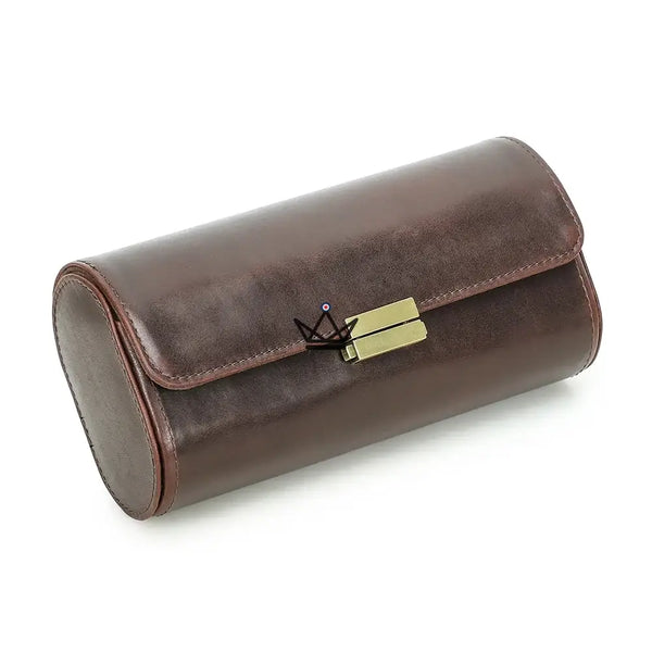 Customizable Leather Travel Watch Case for 1 to 4 Watches - CAPSULE Traveler