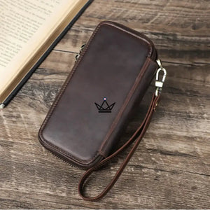 Étui de Voyage en Cuir pour Montres personnalisable – Voyager Keeper - [] - etui montre personnalisable - Cadeau, Noël, Anniversaire, Original, Fête des pères, fête des mères - Atelier Atypique
